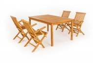 DOPPLER Garden furniture set TAMAN 150 × 100 RUSSET FSC® 4+1 - Garden Furniture
