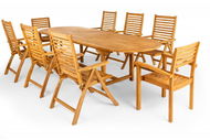 DOPPLER Set zahradního nábytku TAMAN NORFOLK FSC® 6+2+1 - Zahradní nábytek