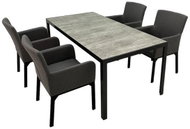 DOPPLER Garden furniture set BERGAMO TOMBOLO 4+1 - Garden Furniture