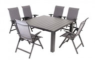 DOPPLER Garden furniture set PRATO YELMO Alu 6+1 - Garden Furniture