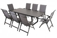 DOPPLER Garden furniture set LIVORNO YELMO Alu 8+1 - Garden Furniture