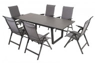DOPPLER Garden furniture set LIVORNO YELMO Alu 6+1 - Garden Furniture