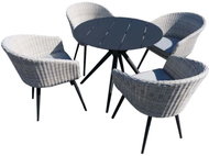 DOPPLER Garden furniture set SIT GREY VERONA 4+1 - Garden Furniture