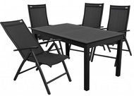 DOPPLER Garden furniture set EXPERT Anthracite 4+1 - Garden Furniture