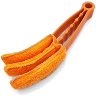 Duster Surtep kartáč/čistič na žaluzie microfiber 22 cm barva oranžová - Prachovka