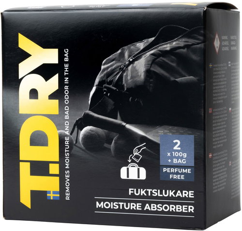 Absodry by Torrbollen travel moisture and odor absorber T. Dry Fresh, unscented 2 × 100g - Car Moisture Absorber - Main image