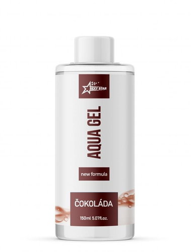 Sexy Star Aqua Lubricating Gel Chocolate 150 ml - Gel Lubricant - Main image