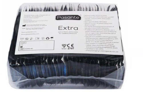 Pasante Extra Safe Condoms 72pcs - Condoms - Main image