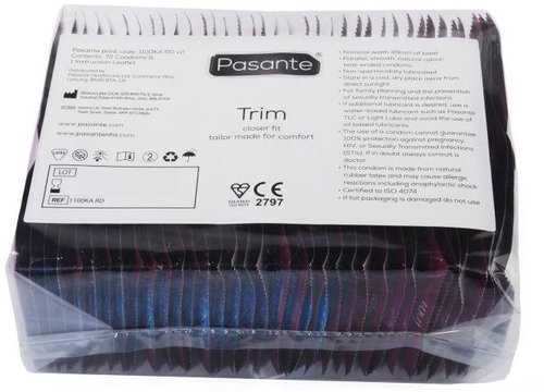 Pasante Condoms Trim 72pcs - Condoms - Main image