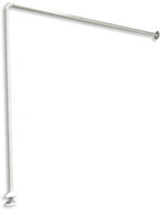 DuraHome adjustable corner bar 80 × 94-180 cm white - Rod