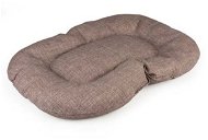 DUVO+ Oválný polštář pro psy 60×43×7cm kaštanově hnědý - Dog Pillow