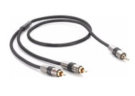 Eagle Cable Deluxe II 3.5mm Jack Male to 2x RCA Male cable 3.2m - AUX Cable
