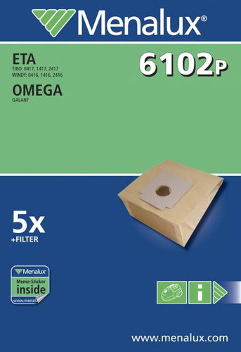Menalux 6102 P - Vacuum Cleaner Bags - Main image