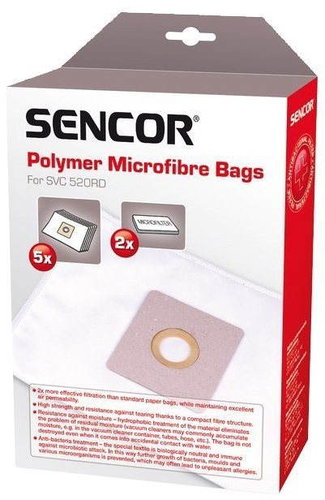 Sencor SVC 520RD Main image Sencor SVC 520RD - Vacuum Cleaner Bags - Main image