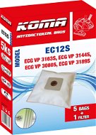 KOMA EC12S - Sáčky do vysavače ECG VP 3163S, textilní, 5ks - Sáčky do vysavače