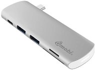 Gmobi USB-C Hub GN21E Silver - Replikátor portov