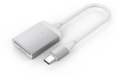 Gmobi USB-C SD/microSD Reader GN60A Space Grey - Card Reader - Main image