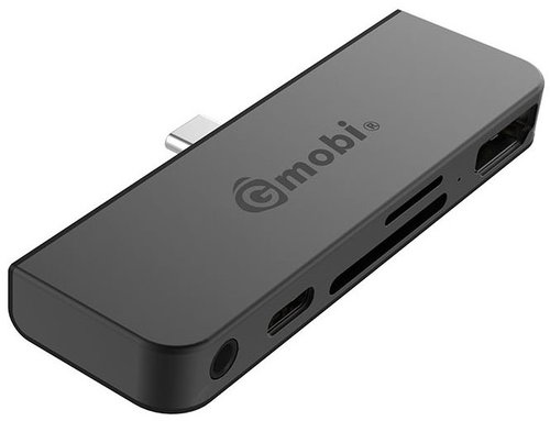 Gmobi USB-C Hub D319D Black - Docking Station - Main image