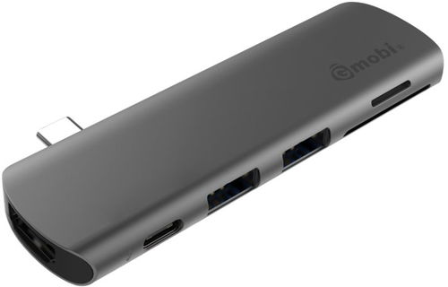 Gmobi USB-C Hub GN21E Space Gray - Dokovací stanice - Hlavní obrázek