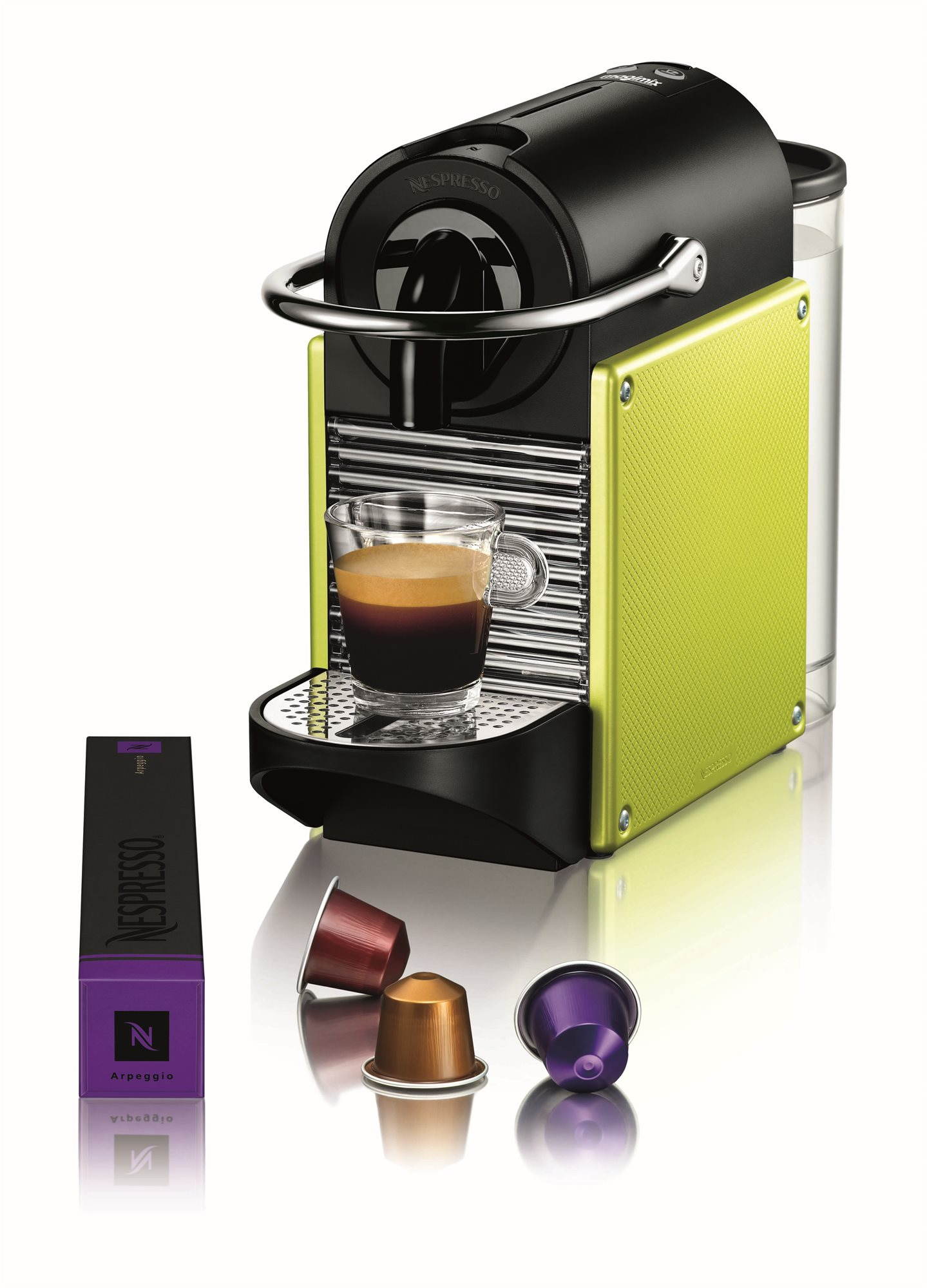 DeLonghi Nespresso Pixie EN125.L Lime Coffee Pod Machine Alza.cz