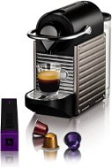 KRUPS Nespresso Pixie Titanium + Aeroccino - Coffee Pod Machine