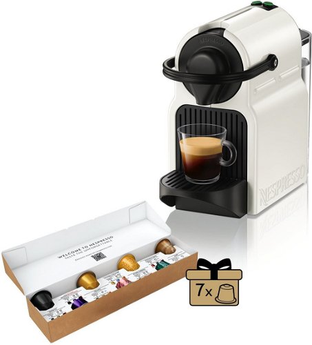 NESPRESSO Krups Inissia White XN100110 - Coffee Pod Machine