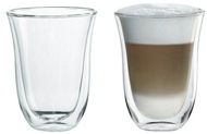 De'Longhi Glas für Latte Macchiato - 2 Stück - Glas