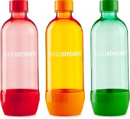 SodaStream 1l Tripack ORANGE/RED/BLUE - SodaStream Bottle 