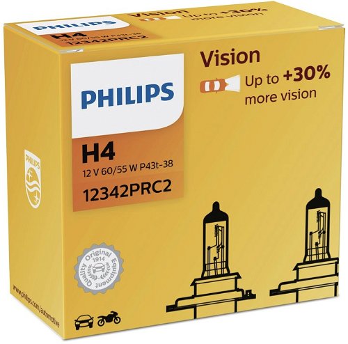 Philips PHILIPS VISION MOTO H4 +30% 60/55W HALOGEN