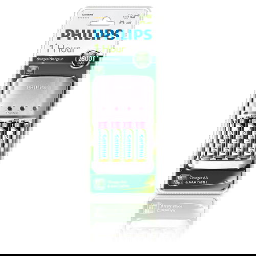 Philips SCB5660NB + 4xAA2600mAh - Nabíječka a náhradní baterie - Hlavní obrázek