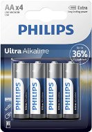 Philips LR6E4B Batterien, 4 Stück - Einwegbatterie
