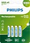 Philips R03B4RTU10 4 ks v balení - Nabíjateľná batéria