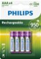 Philips R03B4A95 4 ks v balení - Nabíjateľná batéria