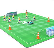 Ozobot-Matte Challenge Mat: Fußball - Roboter-Zubehör