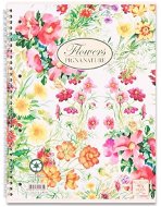 Block of papers Pigna Nature Flowers squared A4 60 pages - Notebook