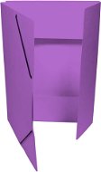 HIT OFFICE A4 Pressboard 253 + Rubber Band (á 20pcs) - Purple - Document Folders