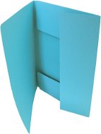 HIT OFFICE A4 Classic 253 (each 50pcs) - Light Blue - Document Folders