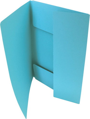 HIT OFFICE A4 Classic 253 (each 50pcs) - Light Blue - Document Folder - Main image