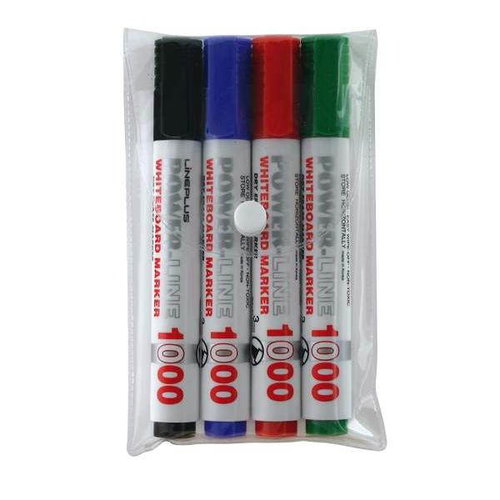 Power Line1000 4pcs set whiteboards - Marker - Main image