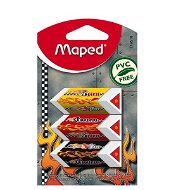 Rubber Maped Pyramid 3pcs blister - Rubber