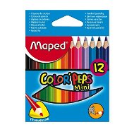Crayon Maped Color Peps 12 colors threesided, short - Coloured Pencils