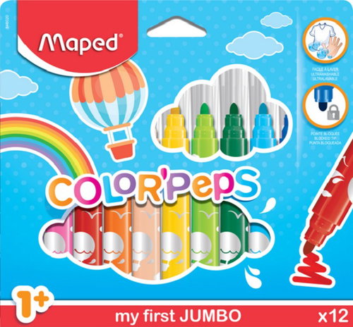 MAPED Color Peps Maxi 12 Farben - Filzstifte - Hauptbild