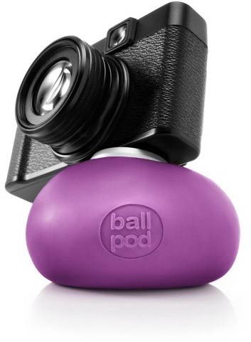 Ballpod 8 cm pink balloon - Mounting Stand - Main image