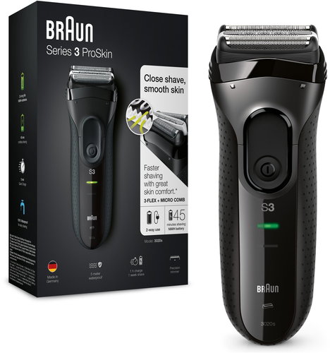 Braun Series 3 3020s Black - Rasierer - Hauptbild