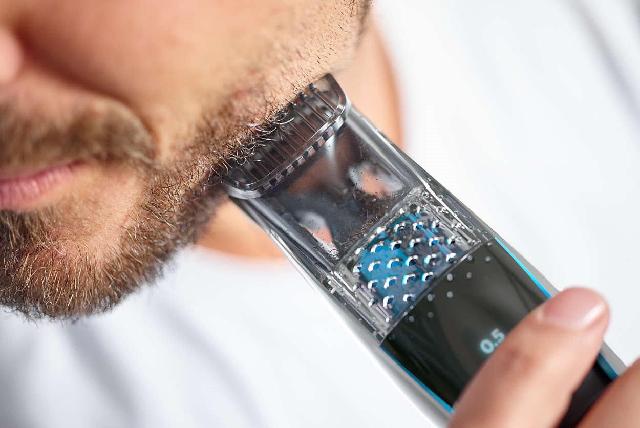 Philips vacuum store beard trimmer