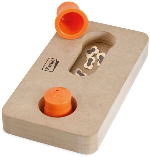 Karlie-Flamingo GAUSS Wooden Toy 22x12cm - Puzzles for Dogs - Main image