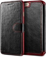 Verus Dandy Layered Leather Case for iPhone 7/8 black-burgundy - Phone Case