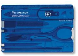 VICTORINOX SwissCard Classic translucent blau - Multitool - Hauptbild
