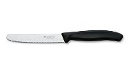 Küchenmesser VICTORINOX Swissclassic Tomaten- und Wurstmesser Schwarz - Kuchyňský nůž