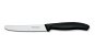 Kuchyňský nůž Victorinox nůž na rajčata s vlnkovaným ostřím 11 cm černý - Kuchyňský nůž